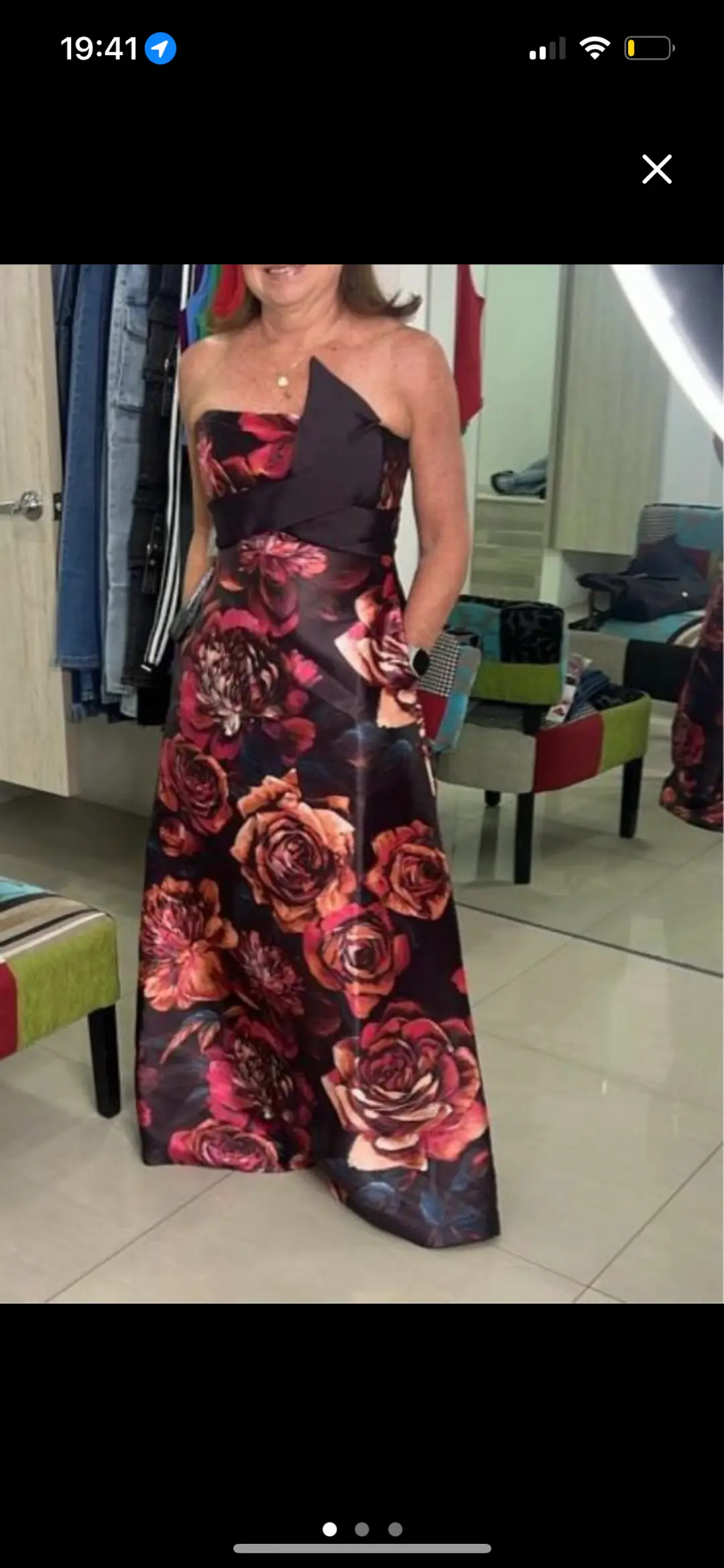 Vestido fiesta/boda tonos burdeos talla 8