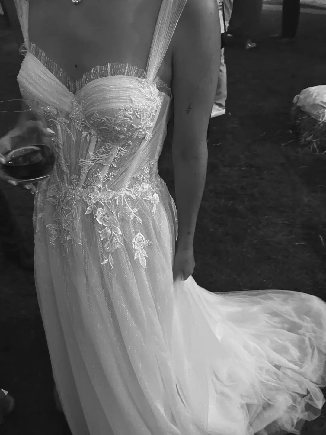 Vestido de novia romántico 