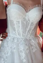 Vestido de novia romántico 
