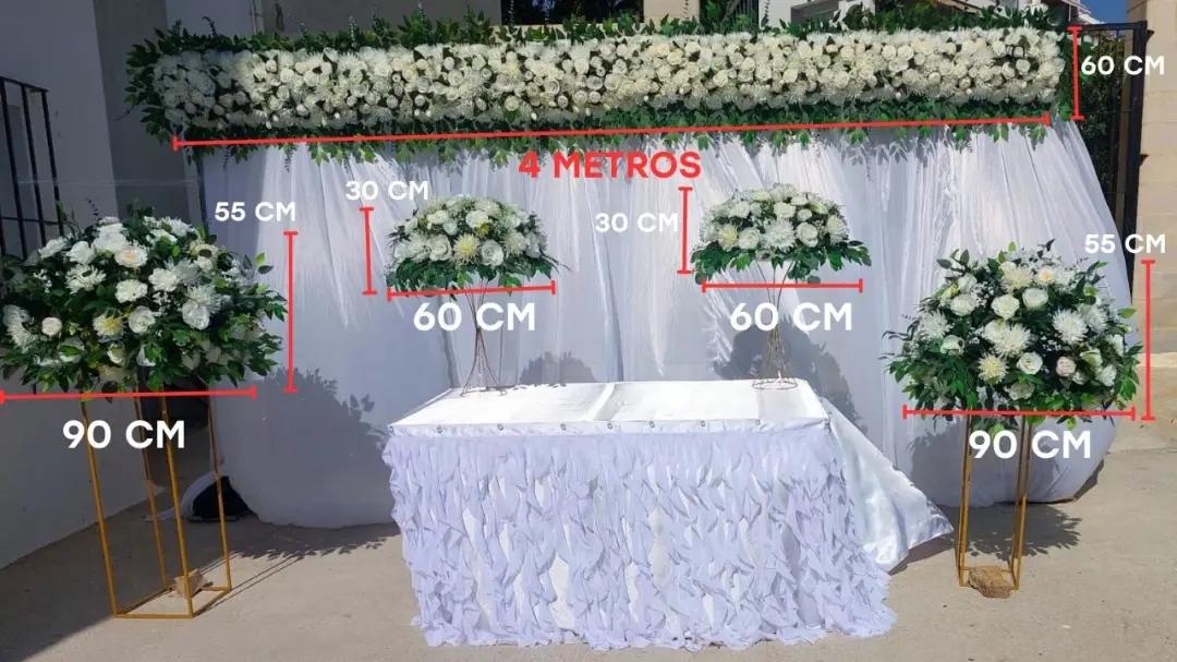 Arco de flores para boda