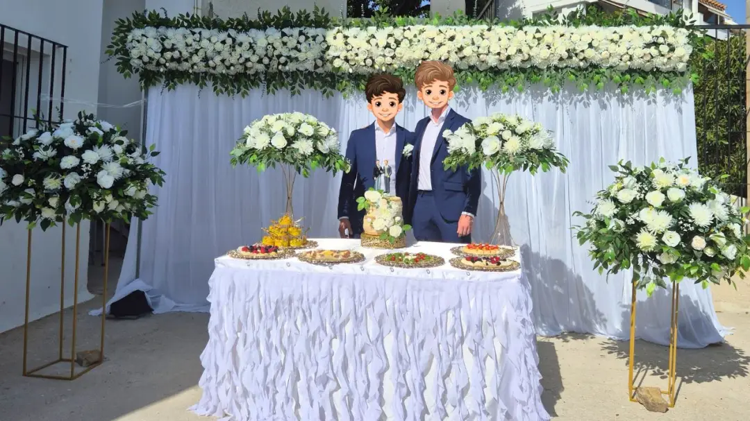 Arco de flores para boda