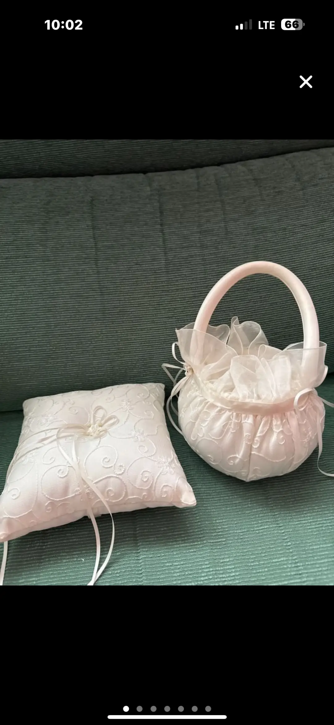 Bombonera arras, cojin, velo y cancan