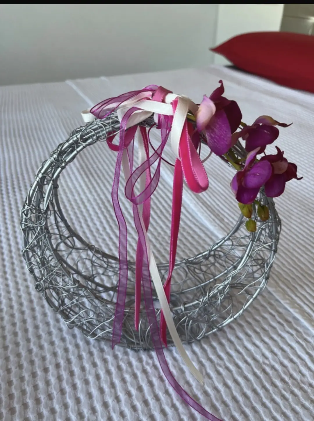 Cesta porta petalos