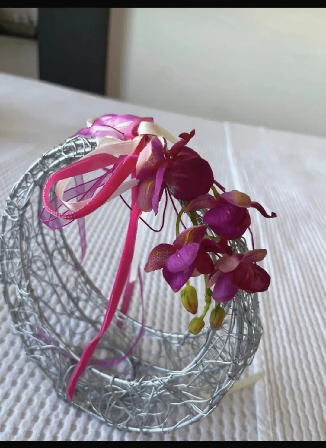 Cesta porta petalos