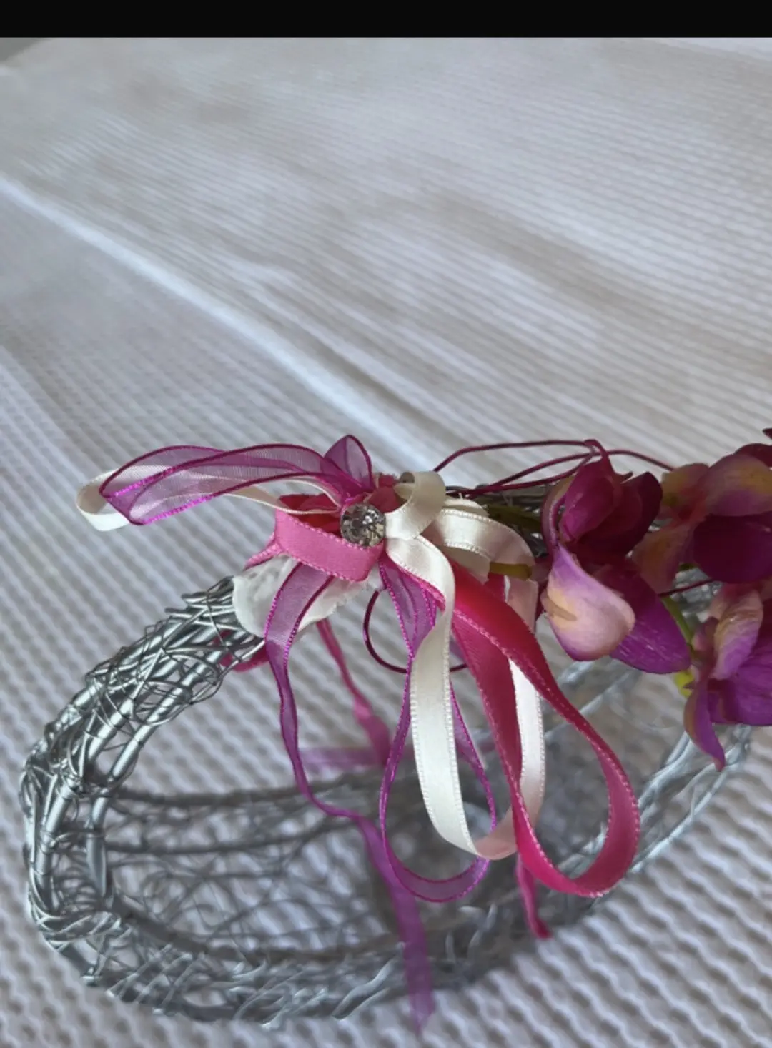 Cesta porta petalos
